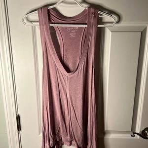 Light pink American Eagle soft and sexy tank top